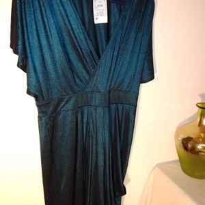 Shimmering green Johnathon Martin dress